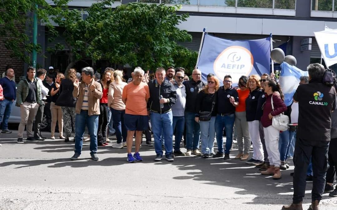 Asamblea pública que realizó AEFIP